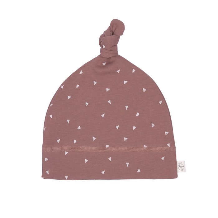 Baby-Mütze aus 100% Bio-Baumwolle GOTS "Cinnamon Triangl"