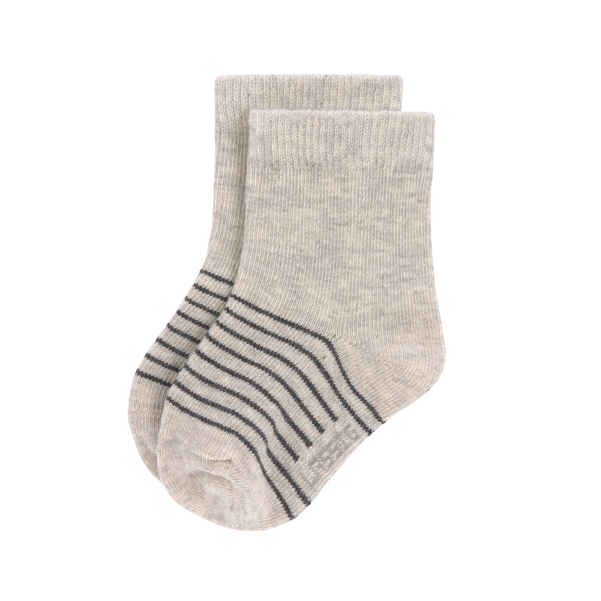 Kinder-Socken (3er-Pack) aus Bio-Baumwolle GOTS - "Grey" 