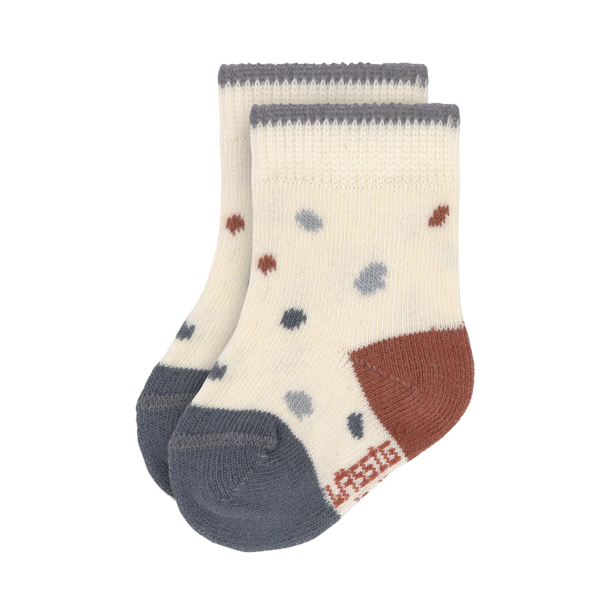 Baby-Socken aus Bio-Baumwolle (3er-Pack) GOTS - "Tiny Farmer Blue" 